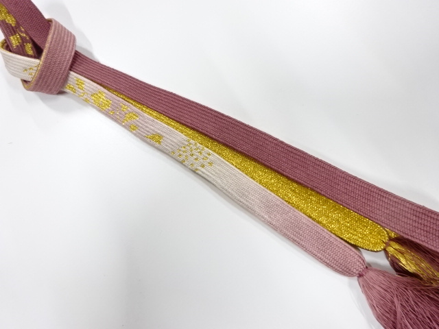 正絹　手組帯締め